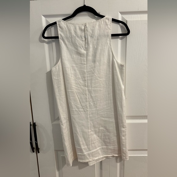 Reformation Jessi White Linen Shift Dress - Picture 4 of 7